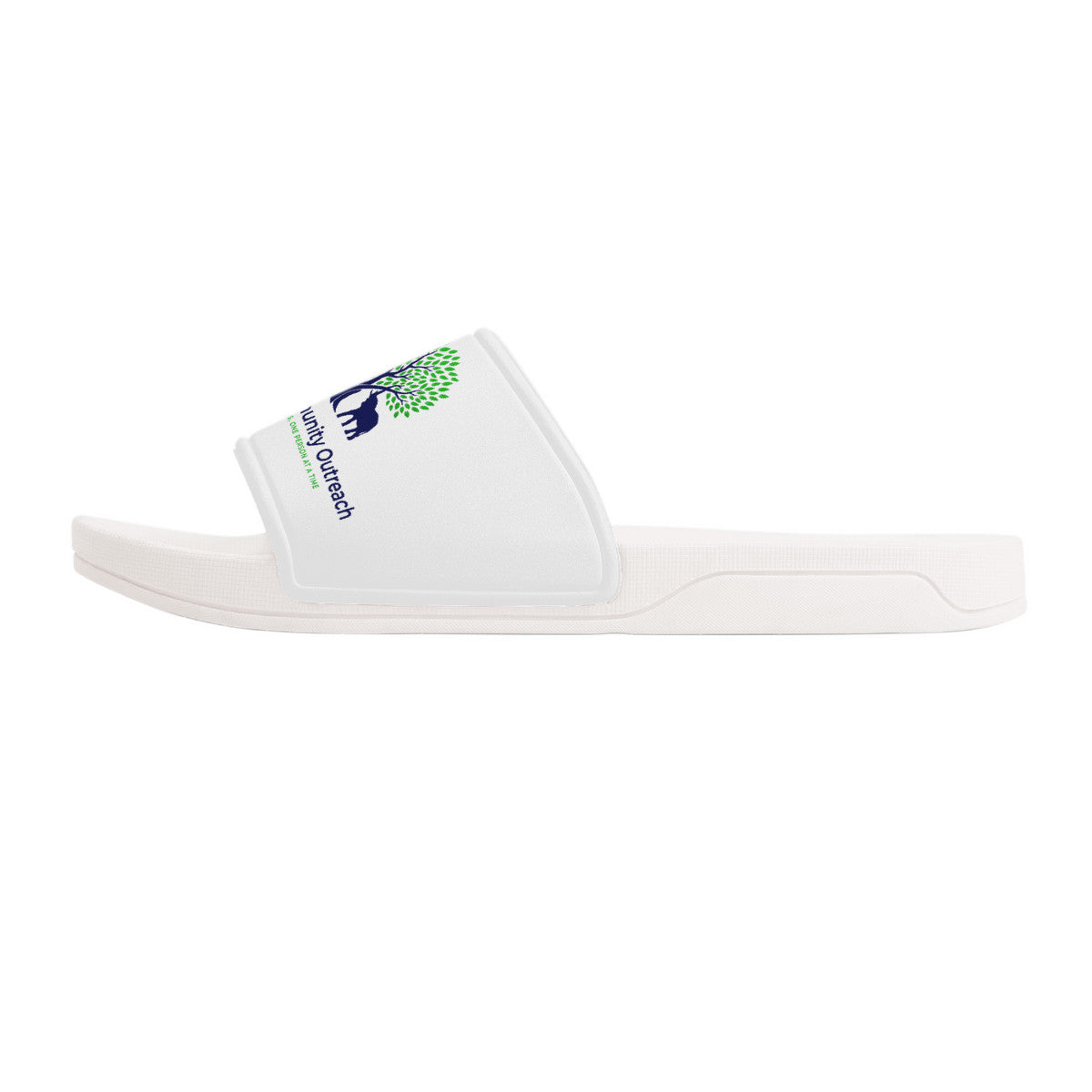 RCO- D30 Slide Sandals - White