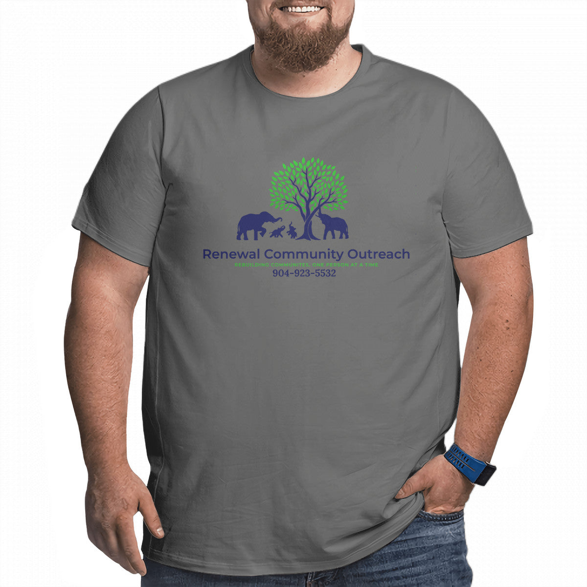 RCO-Men's Plus Size T-shirt