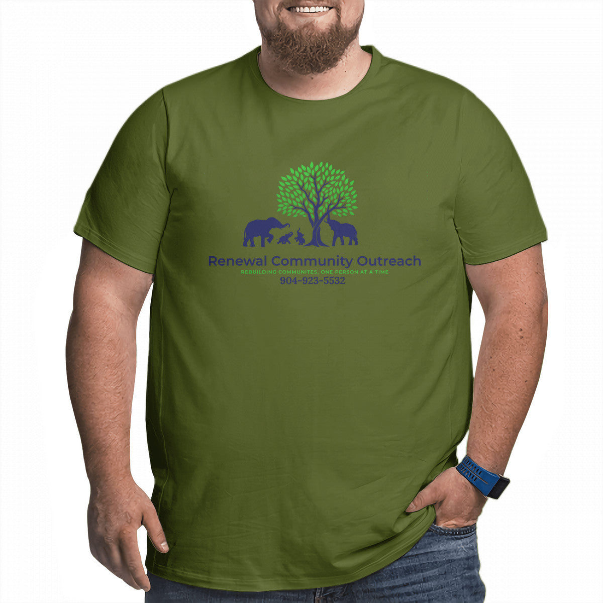 RCO-Men's Plus Size T-shirt