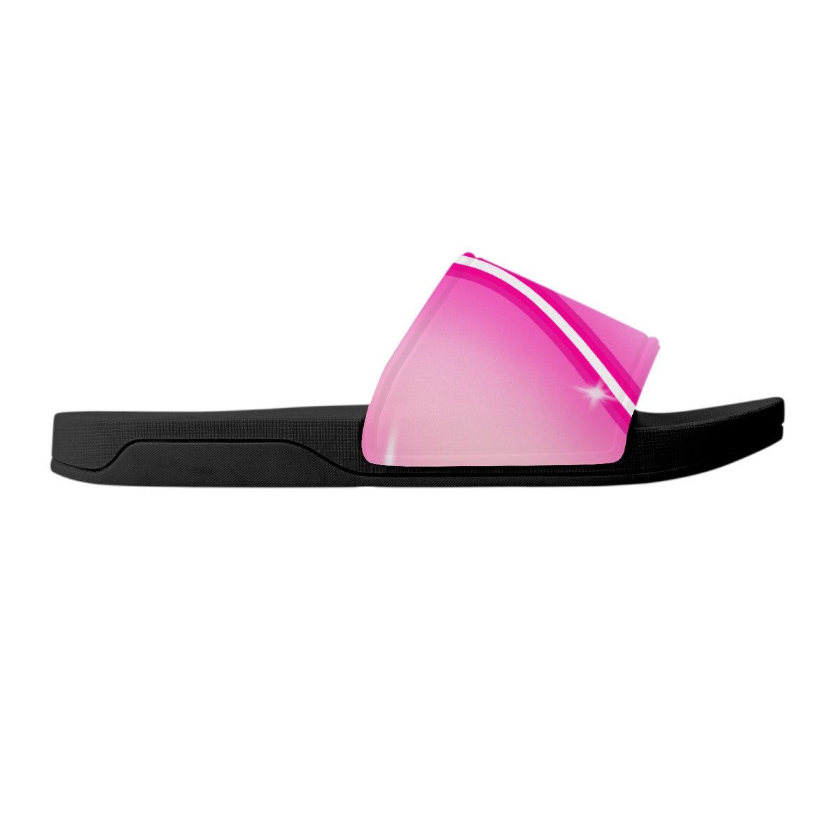 DA-D30 Slide Sandals - Black-Pink