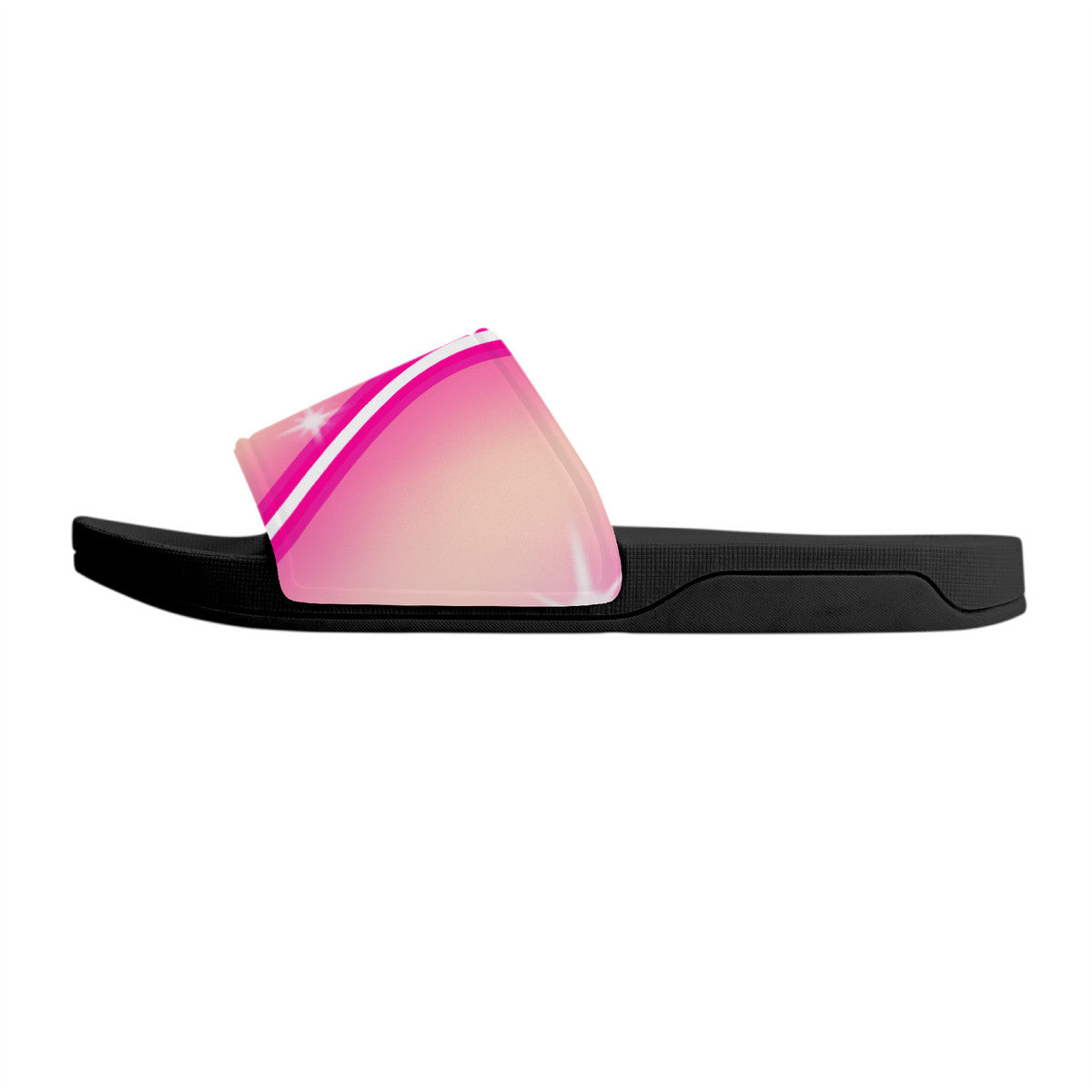 DA-D30 Slide Sandals - Black-Pink