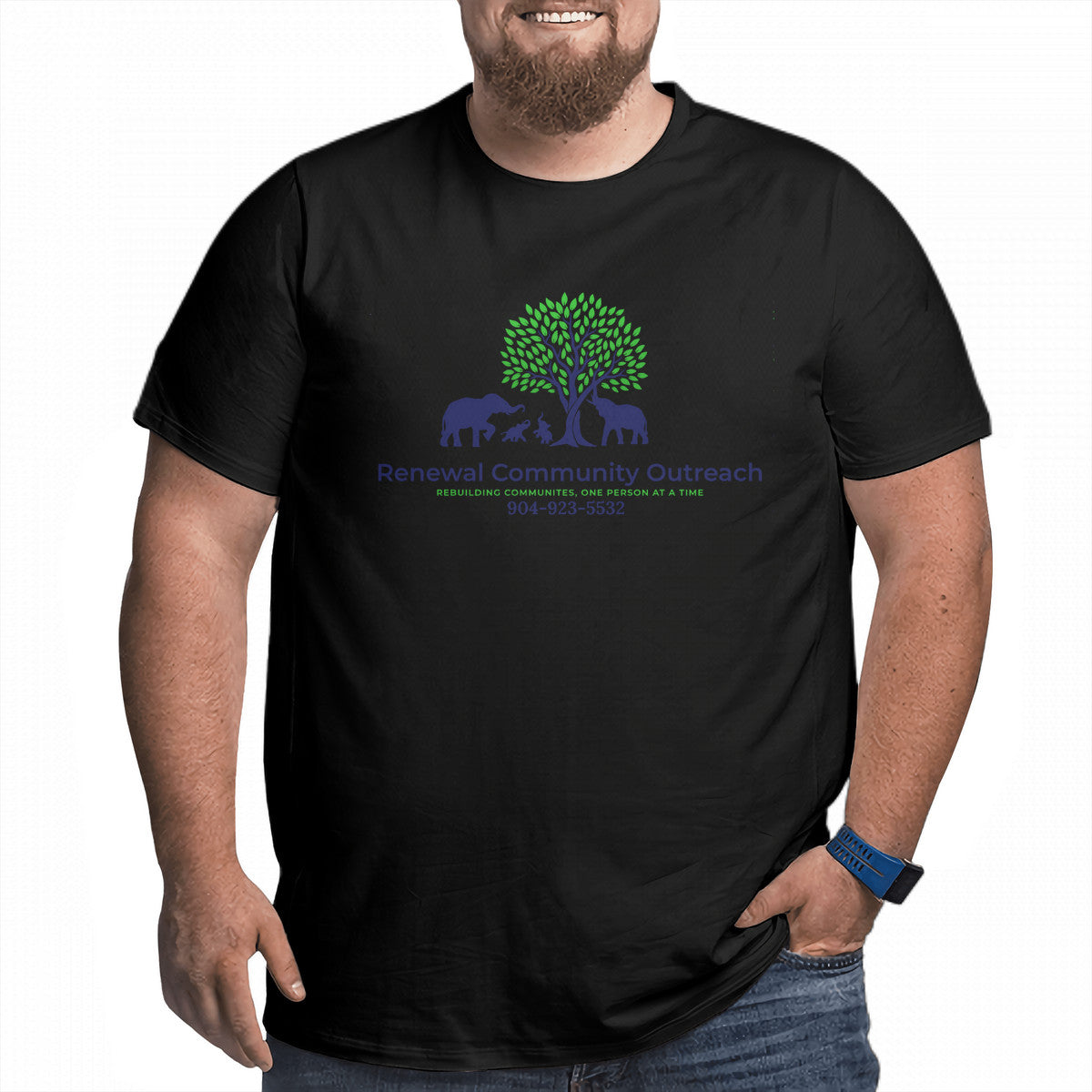 RCO-Men's Plus Size T-shirt