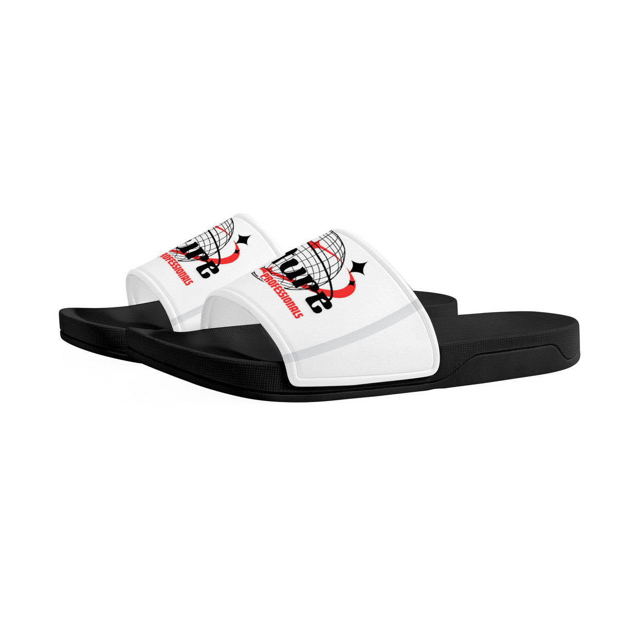 FP-D30 Slide Sandals - Black-White