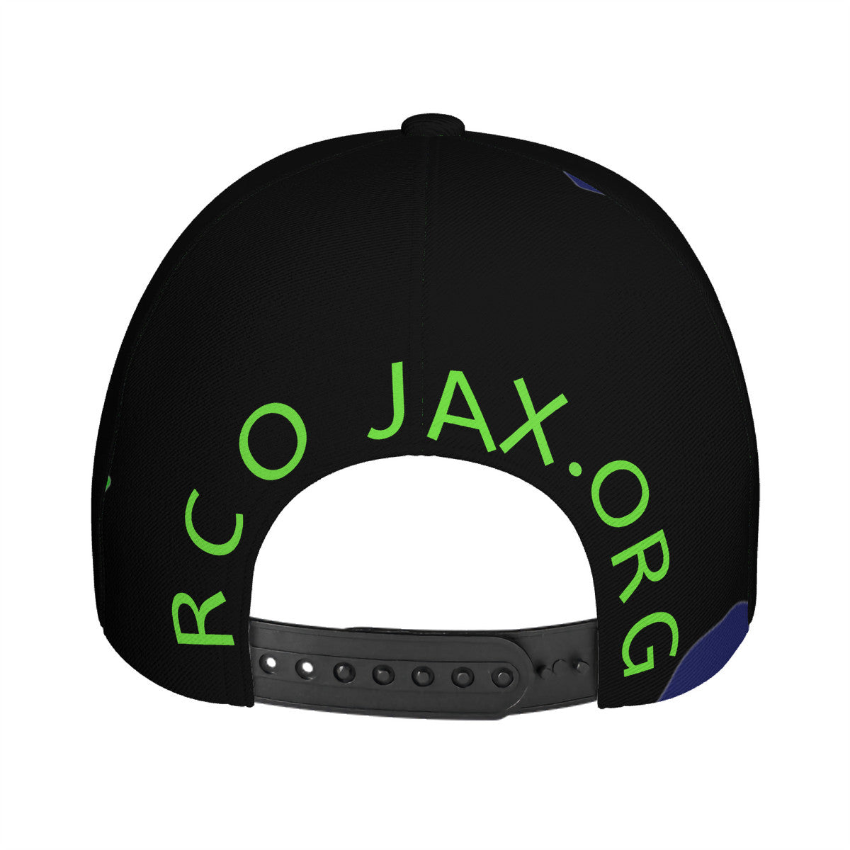 RCO-HC_T9 Curved Brim Baseball Cap (AOP) -Black-2