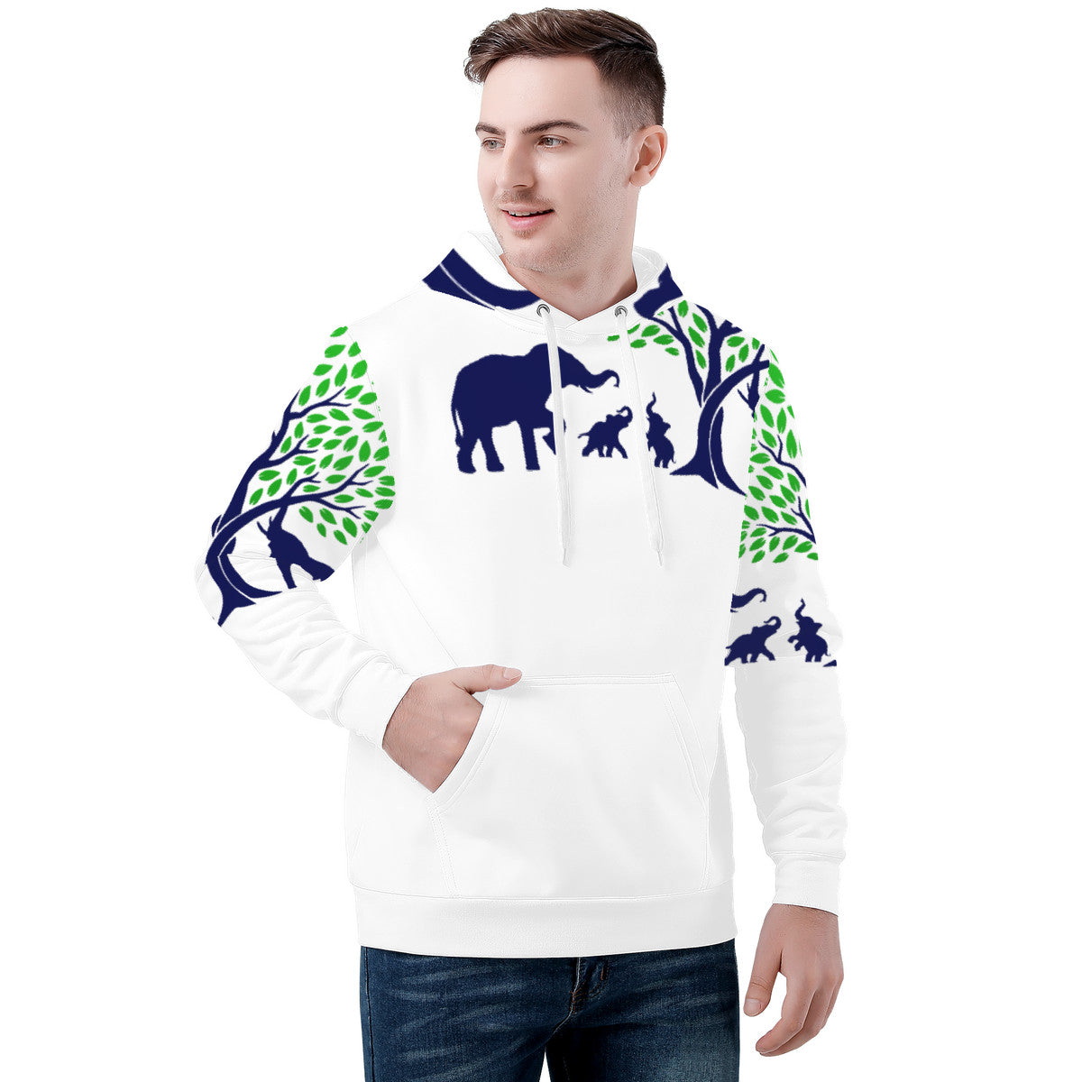 RCO-D55 Men's All Over Print Hoodie