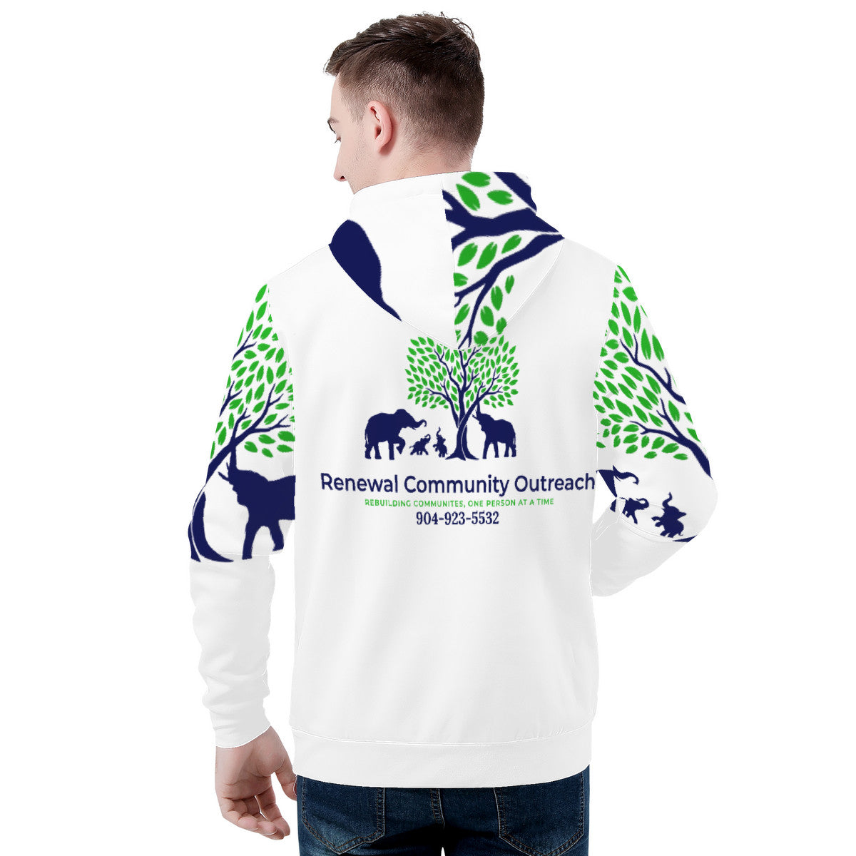 RCO-D55 Men's All Over Print Hoodie