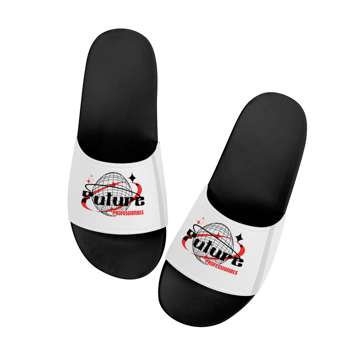 FP-D30 Slide Sandals - Black-White