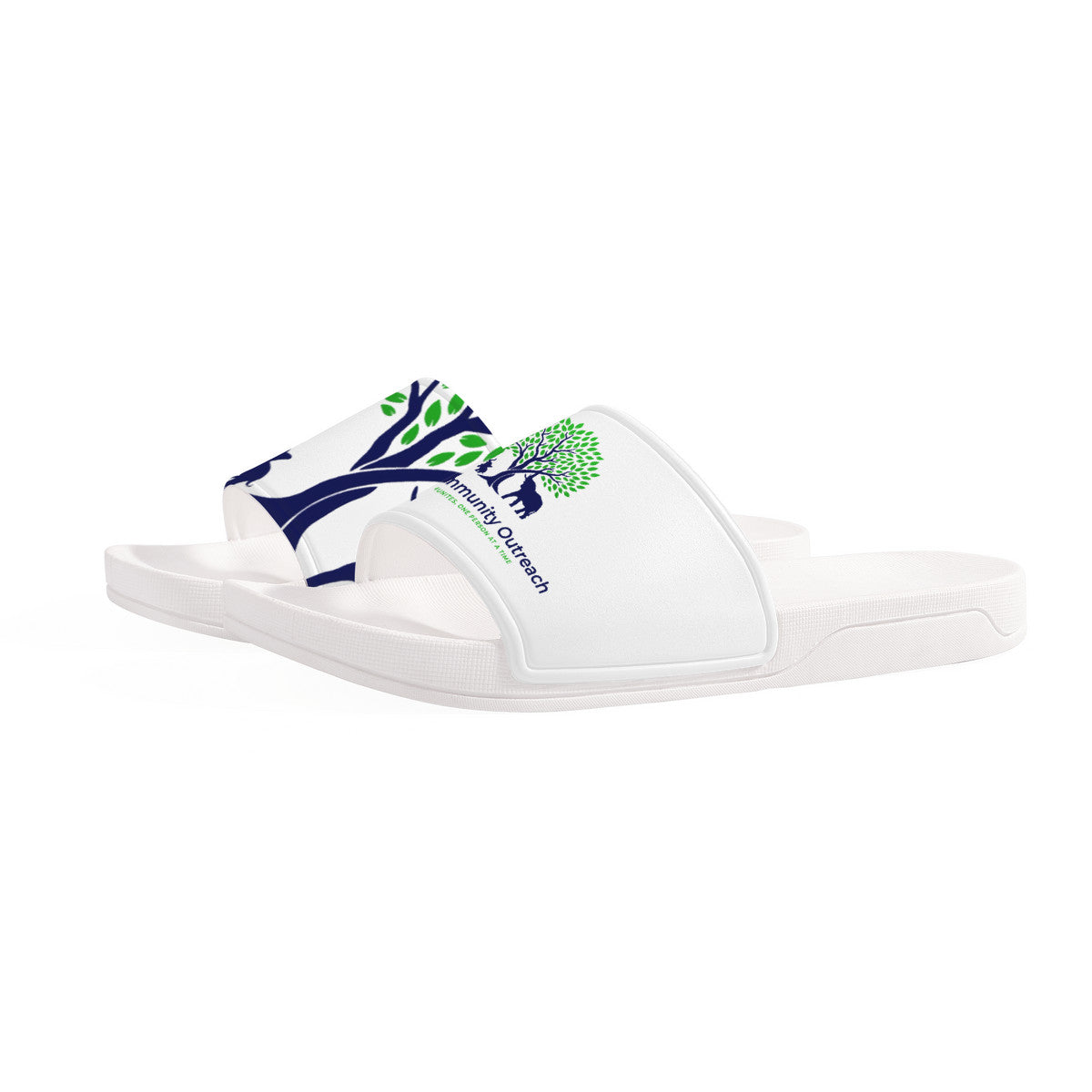 RCO- D30 Slide Sandals - White