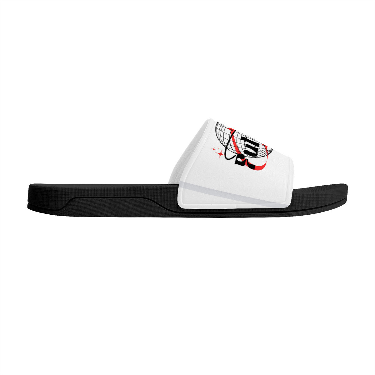 FP-D30 Slide Sandals - Black-White