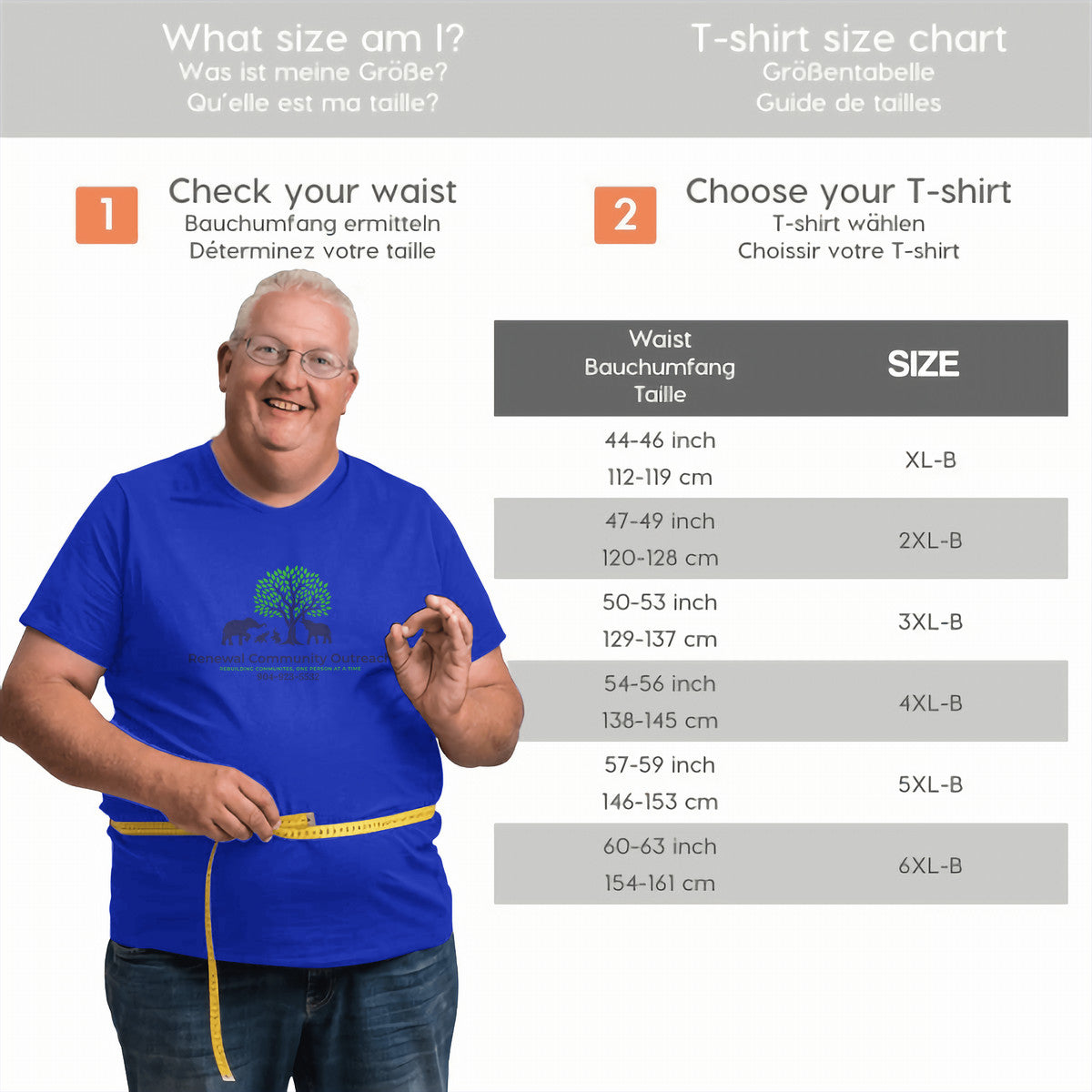 RCO-Men's Plus Size T-shirt